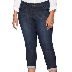 Democracy Plus Size Ab Solution Cropped Jean